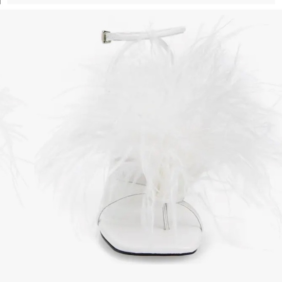 Jeffrey Campbell Flirt a lot feather sandal - Picture 3 of 3